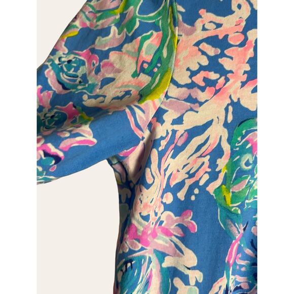 Lilly Pulitzer Beacon Printed Scoop Neck Mini Dress in All Together Now Size XS - Picture 4 of 9